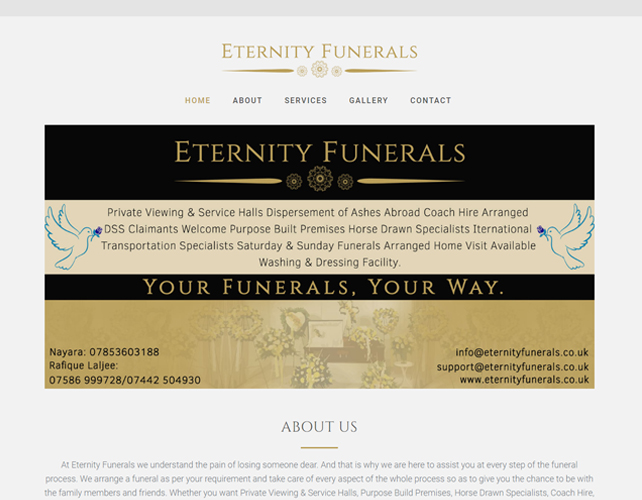 Funerals Website